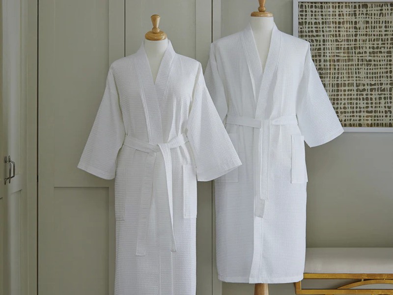 white waffle weave hotel bathrobe supplier white waffle weave hotel bathrobe supplier