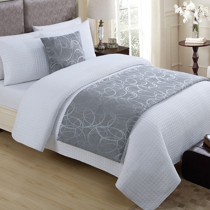 Dubbelsäng Satin Bed Runner