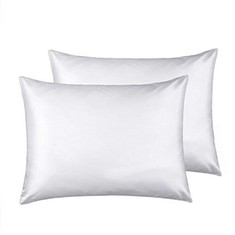 Satinformad hotellkuddfodral